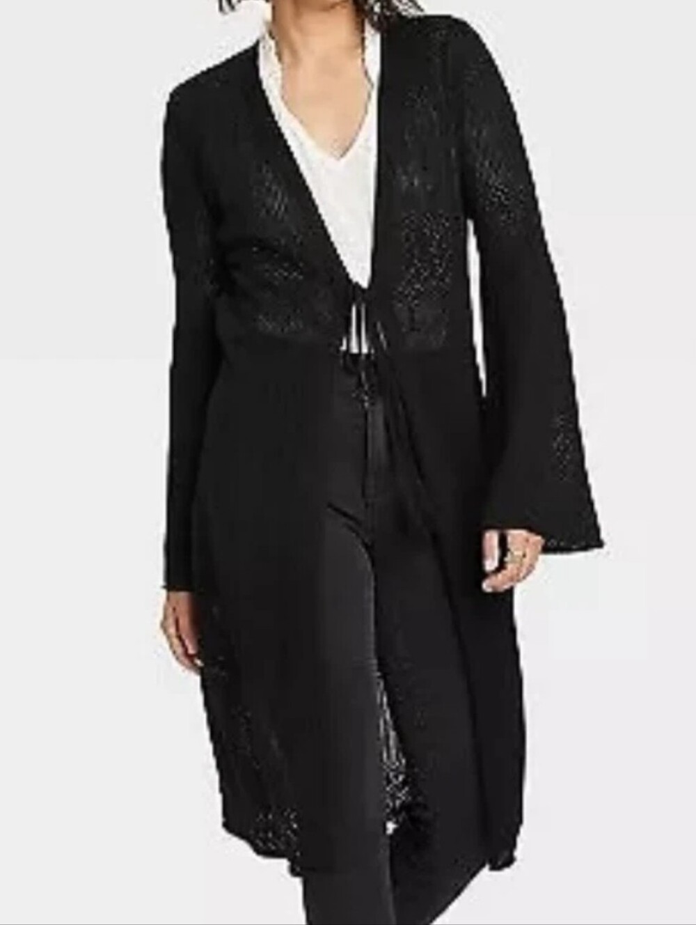 Knox Rose Pointelle Duster Cardigan
